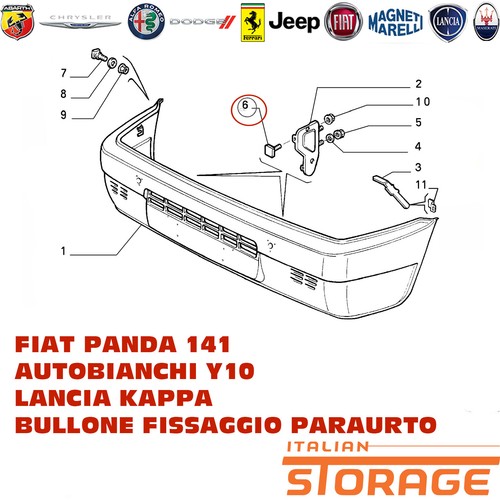Fiat panda 141 autobianchi - 141, y10