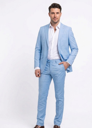 Abito uomo celeste - abito, matrimonio