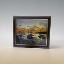 Dipinto olio vintage firmato