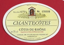 68/07 Etiquette label CÔTES