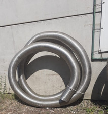 tubo acciaio inox flessibile doppia parete dn 150 venduto al metro lineare