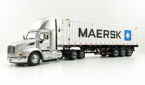 71069 peterbilt 579 silver - dm,