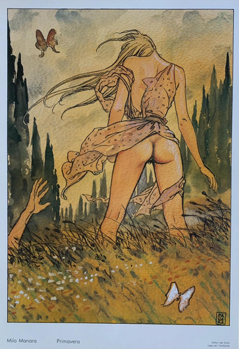 Milo manara poster primavera - milo,