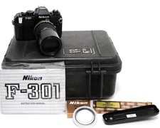 Nikon per esercito svedese 3 corone Nikon F-301 con Nikkor 4/200mm + accessori