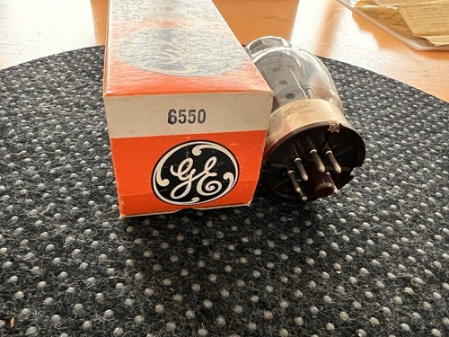Vintage 6550 vacuum tube a - ge,