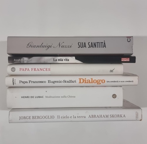 Lotto libri teologia papa - 6, e