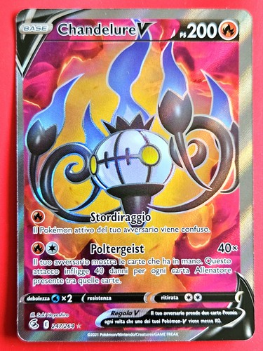 Carta pokemon chandelure - chandelure, v
