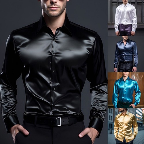 Camicia elegante uomo - , raso