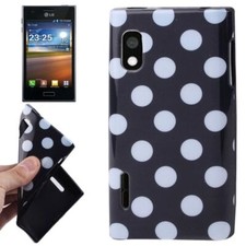 Custodia Design Backcover Per Smartphone Puntinata Per LG OPTIMUS L5 / E610 TOP