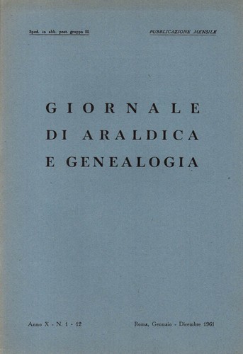 Giornale araldica e - di,