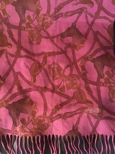 Sciarpa vintage fendi tema - fendi,