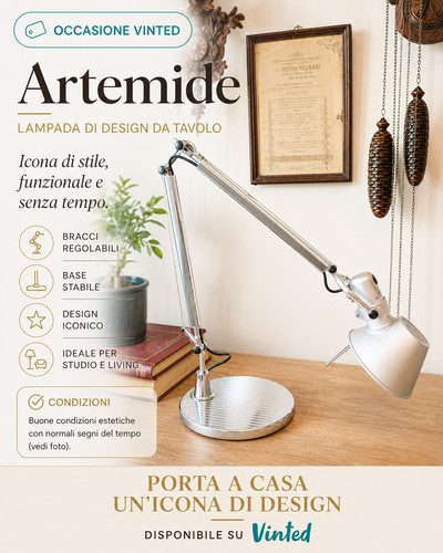 Lampada tavolo artemide - lampada,