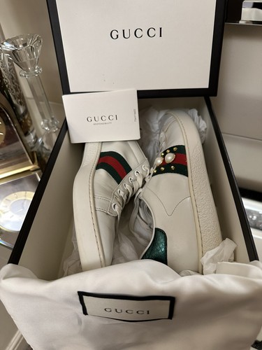 Gucci ace pearls - gucci,
