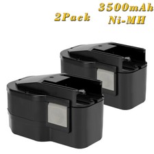 2X 12V 3500mAh Ni-MH Batteria