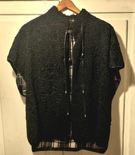 Gilet donna in vera pelliccia di persiano/astrakan 