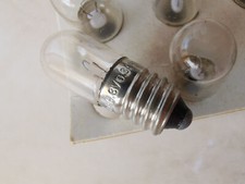 Lampadina Scala Parlante Radio Antica a Valvole 6,3V 0,3A Nuova Nos 2024