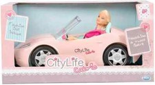 Macchina cabrio della barbie - macchina,