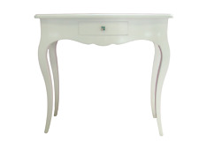 Consolle barocco bianca in