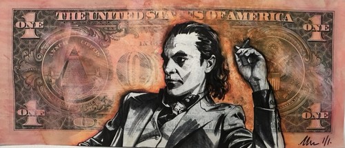 Chris boyle money art - art, dollaro