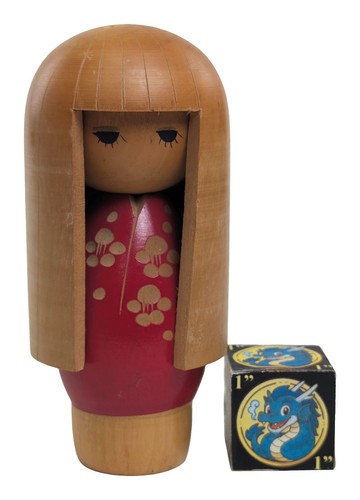 Bambola kokeshi creativa - kokeshi,
