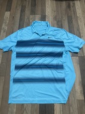 Polo uomo Nike collezione Tiger Woods taglia XL blu nuova