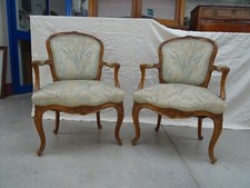 Coppia di poltrone in faggio