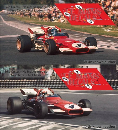 Decals ferrari 312 gp - ferrari, b