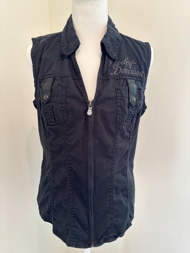 Gilet nero con zip - , da