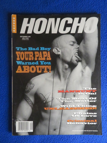 Honcho gay themed magazine - honcho,