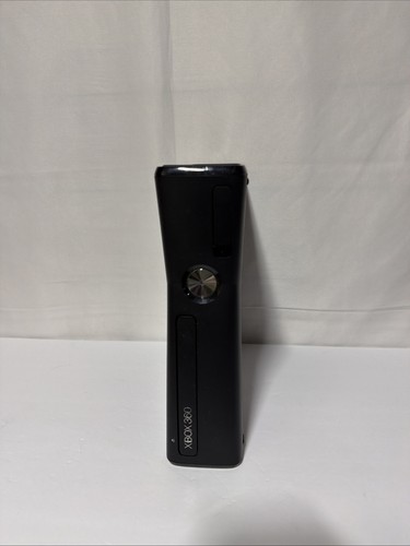 Black xbox 360 slim console - black,