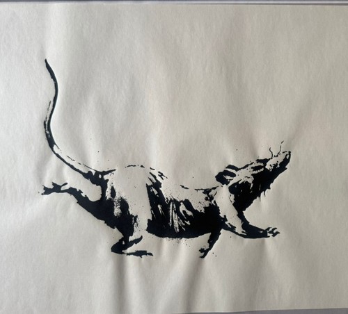 Serigrafia banksy gdp rat - serigrafia,