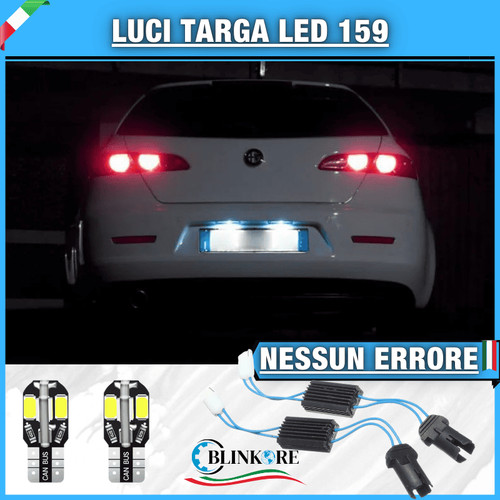 Coppia luci targa - luci,