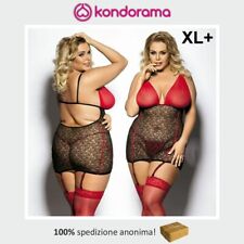 Chemise abito sexy vestitino intimo hot da donna taglie forti curvy 3XL+4XL