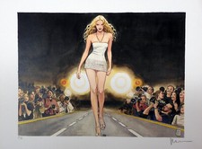 MANARA STAMPA SIGLATA DONNE E MOTORI 1 SOGGETTO 11 -  P.A. USATA