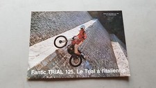 Fantic Motor Trial 125 1979 moto depliant originale testo FRANCESE 