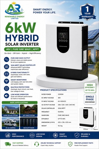 Inverter solare ibrido 12kw - solare,