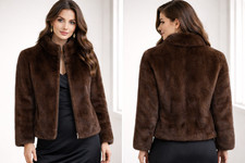 Giacca donna vera pelliccia di