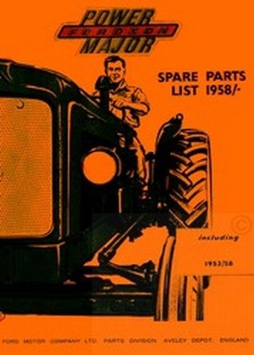 Manuale elenco ricambi fordson - ricambi,