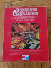 Lotto Dungeons & Dragons - Set 1 & 2 Regole Base+Expert+Avventure RARO