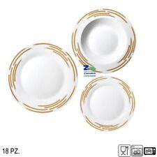 SERVIZIO PIATTI 18 PZ TONDI