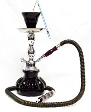 Narghilè 27 cm 1 tubo con 8 carboncini e 10 beccucci,  shisha