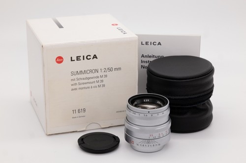 Leica summicron mm m39 - summicron, 1:2