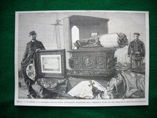 Spezia nel 1886 - Il Cofano e la Bandiera donate dalle gentildonne fiorentine