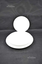 Servizio Da 6 Porcellana Chateau Valmont Bianchi (9 Fondi + 9 Piattini + 6 Piani