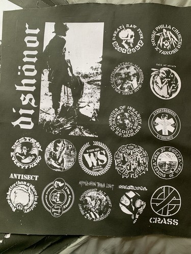 Foglio toppe crosta punk