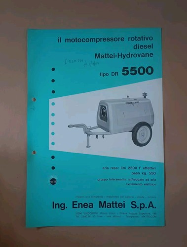 Compressori aria mattei 5500 - aria,