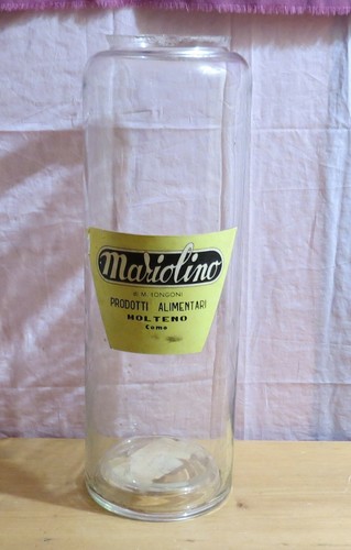 Vecchio barattolo vetro - barattolo, in
