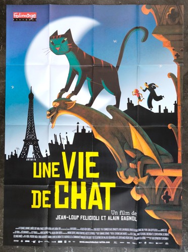 Gatto parigi torre eiffel - un, a