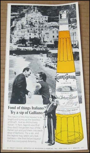 1967 liquore galliano - 1967, italian
