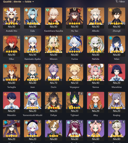 Hoyoverse account - , (